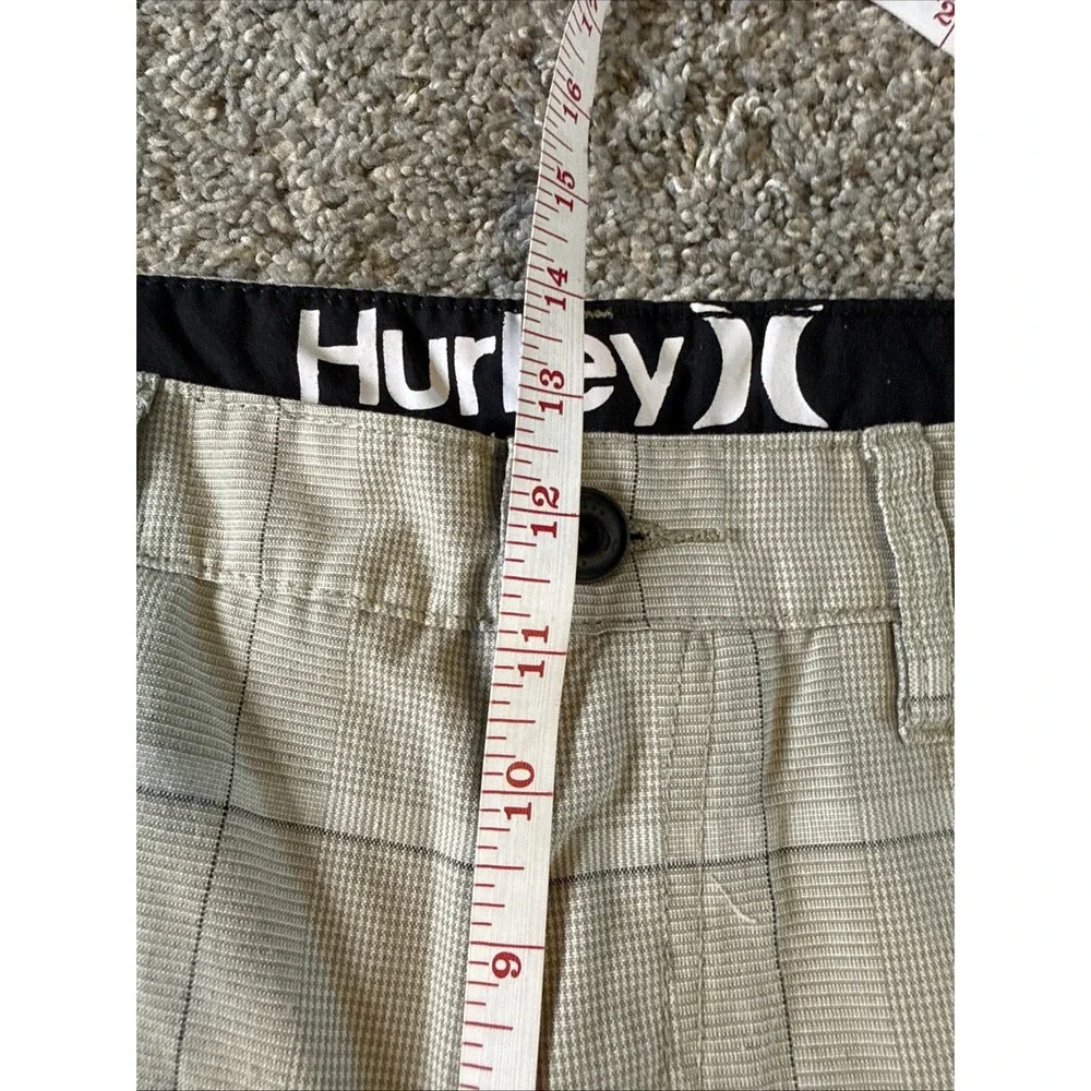 Hurley Men's Board Shorts Plaid Multicolor Inseam 11